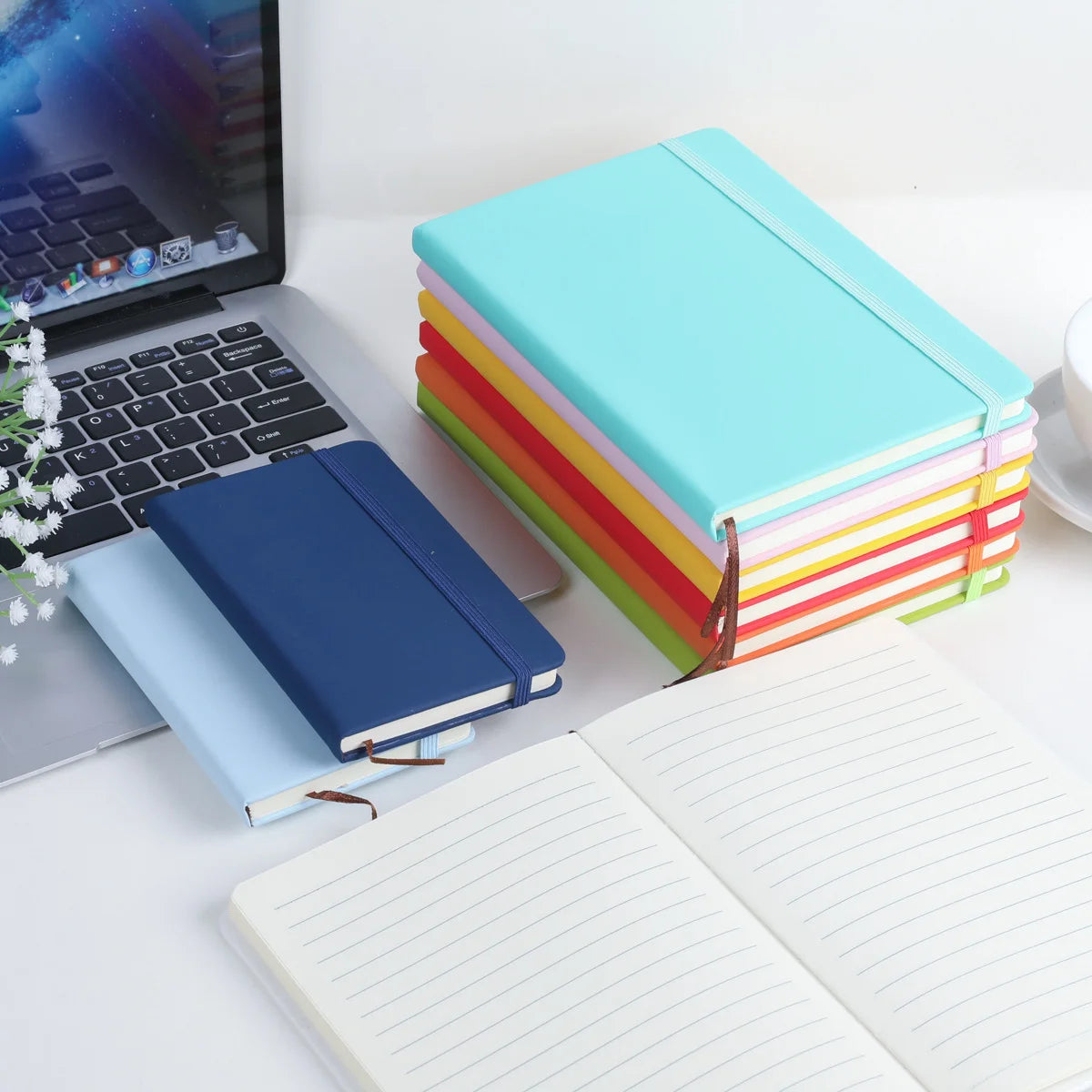 Classic Hardcover Lined Notebook with Elastic Closure – thepaperworm