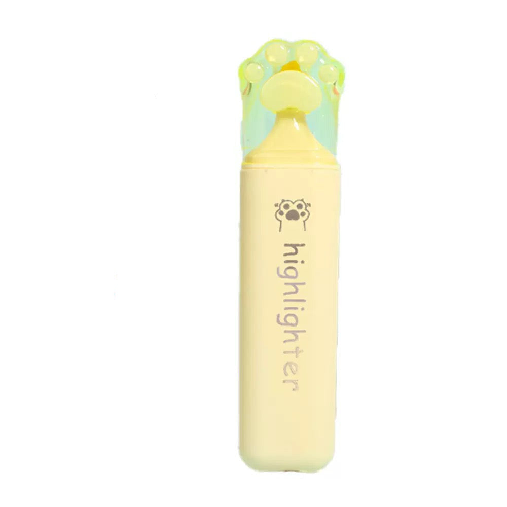 Cat Paw Pastel Color Highlighters