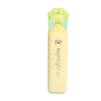 Cat Paw Pastel Color Highlighters