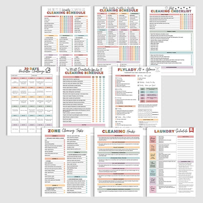 ADHD Cleaning Planner – Household Task Organizer & Checklist