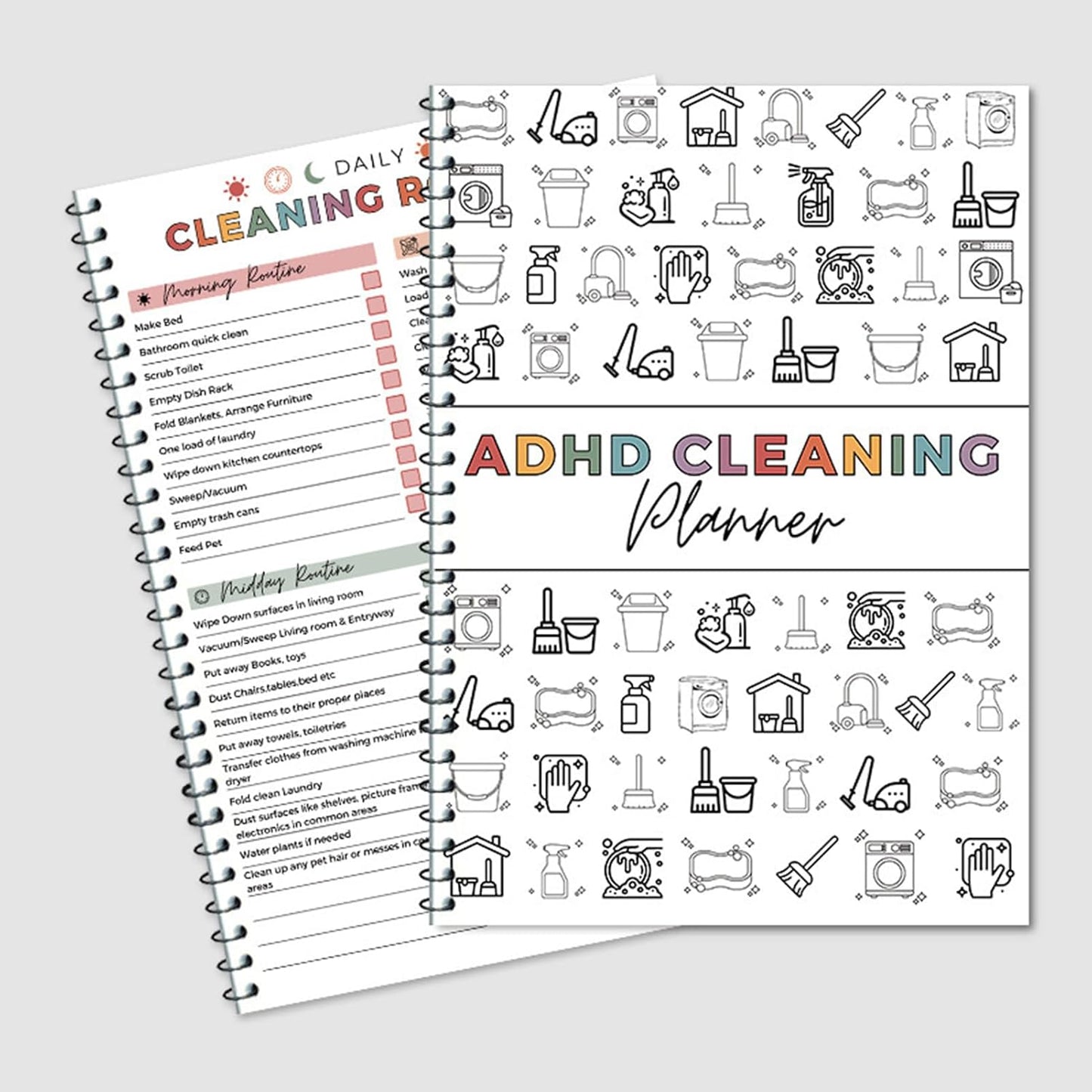 ADHD Cleaning Planner – Household Task Organizer & Checklist
