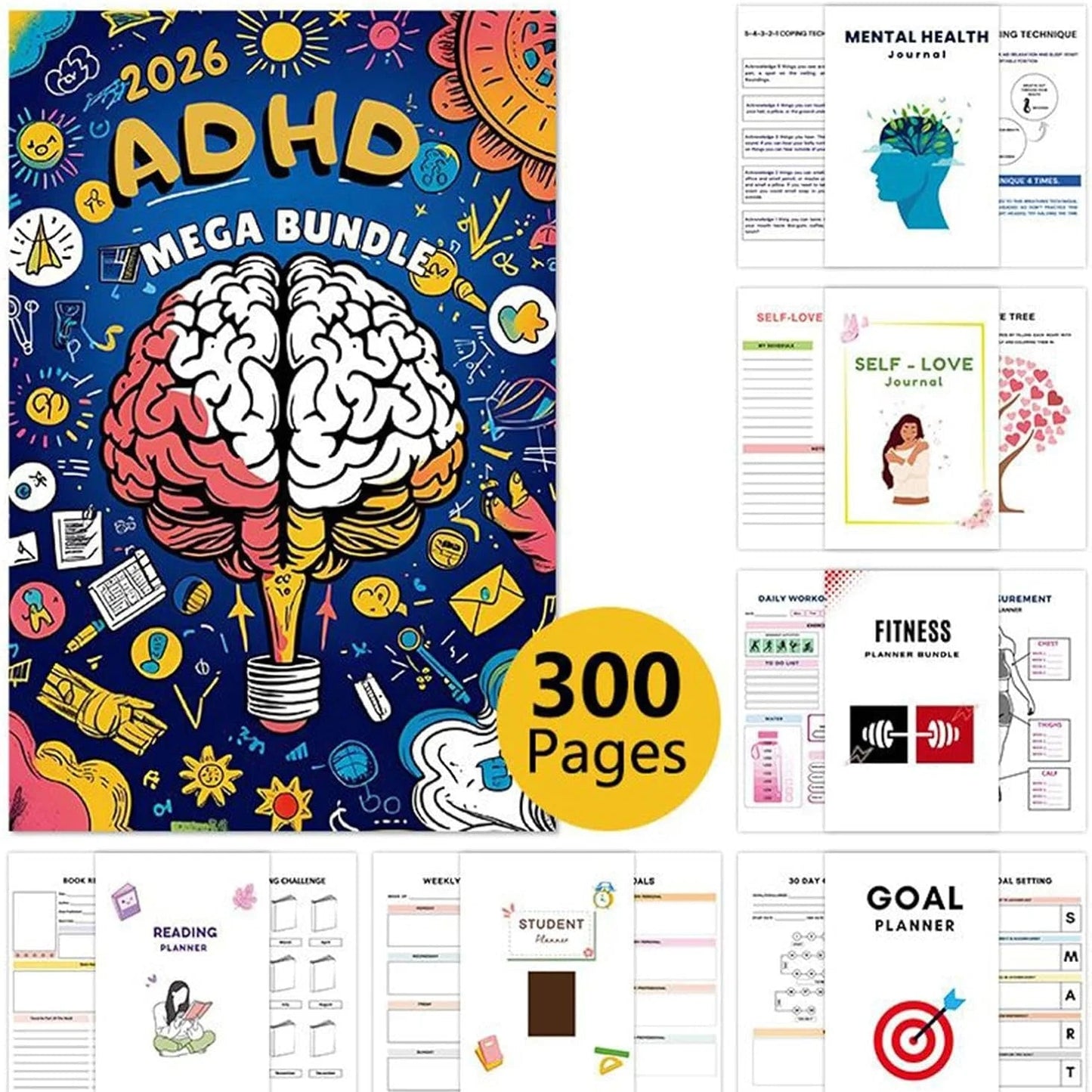 2026 ADHD Mega Bundle Planner