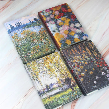 Monet Garden Art Hardcover Notebook