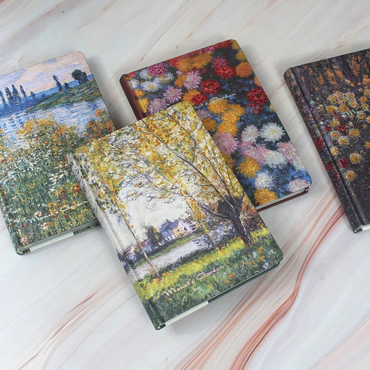 Monet Garden Art Hardcover Notebook