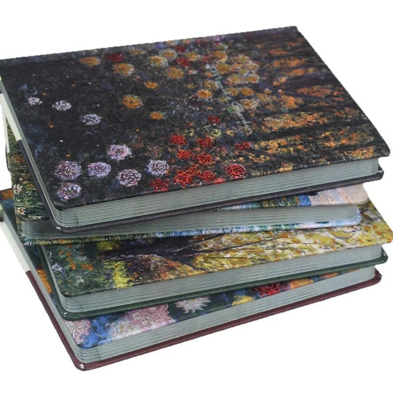 Monet Garden Art Hardcover Notebook