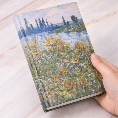Monet Garden Art Hardcover Notebook