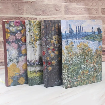 Monet Garden Art Hardcover Notebook