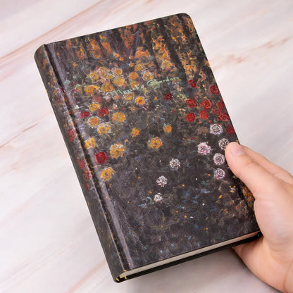 Monet Garden Art Hardcover Notebook
