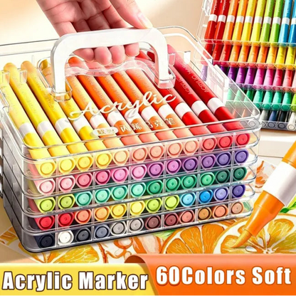 Multi Color Acrylic Marker Set