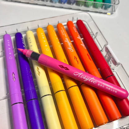 Multi Color Acrylic Marker Set