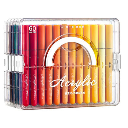 Multi Color Acrylic Marker Set