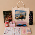 Aesthetic Pink Stationery & Tote Bag Gift Set