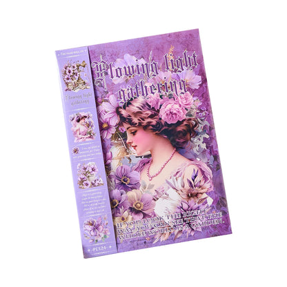 Aesthetic Vintage Stickers Book