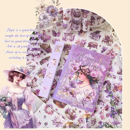 Aesthetic Vintage Stickers Book