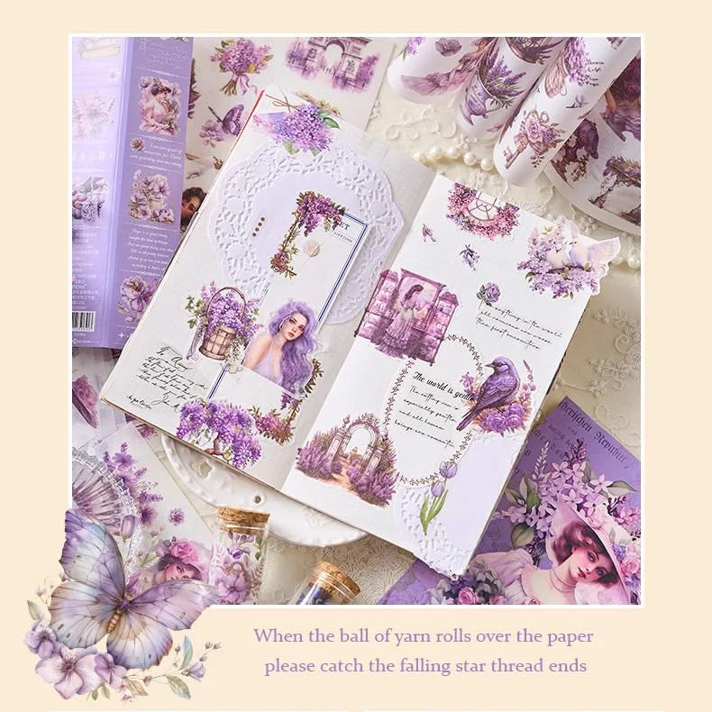 Aesthetic Vintage Stickers Book