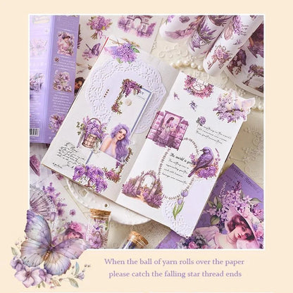 Aesthetic Vintage Stickers Book