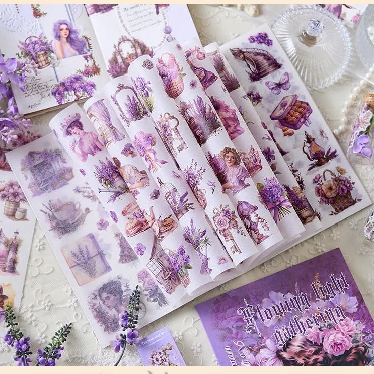 Aesthetic Vintage Stickers Book