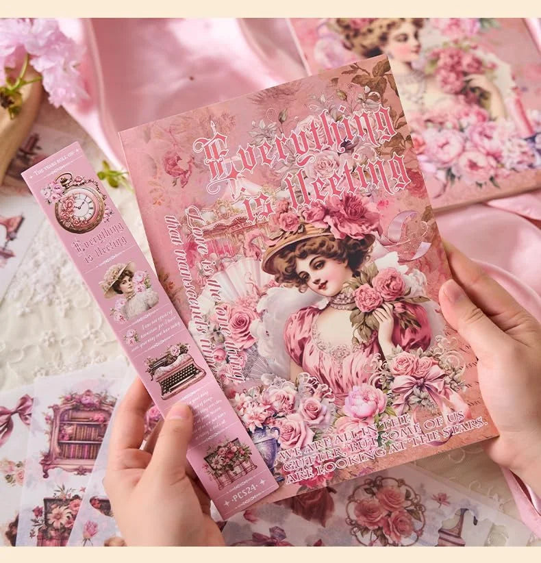 Aesthetic Vintage Stickers Book