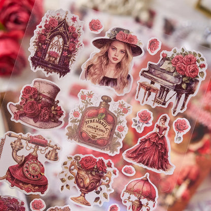 Aesthetic Vintage Stickers Book