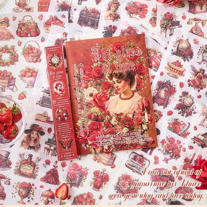 Aesthetic Vintage Stickers Book
