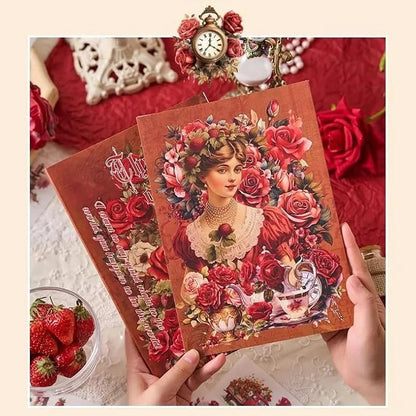 Aesthetic Vintage Stickers Book