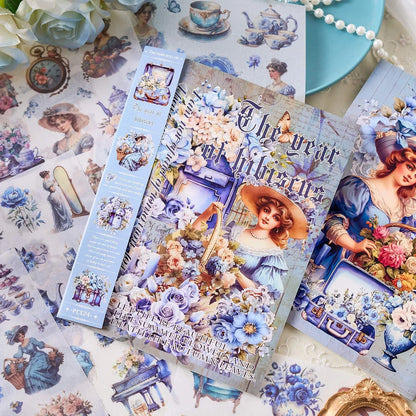 Aesthetic Vintage Stickers Book