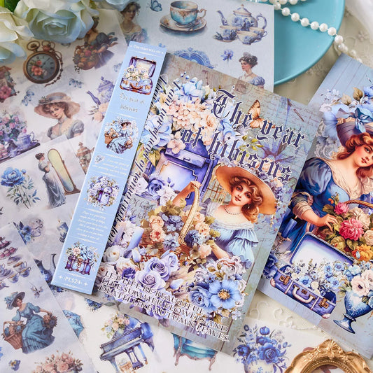 Aesthetic Vintage Stickers Book