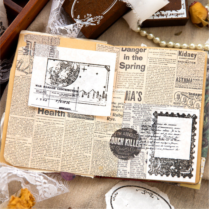 Aesthetic Vintage Wooden Stamp