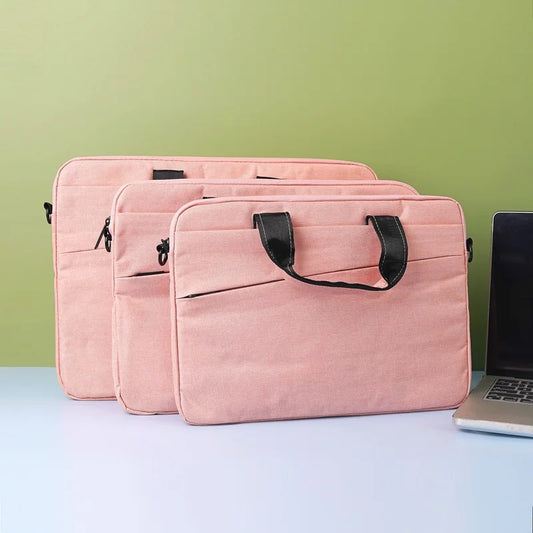 Anti-cut Premium Quality Laptop Office and Shoulder Bags - Pink