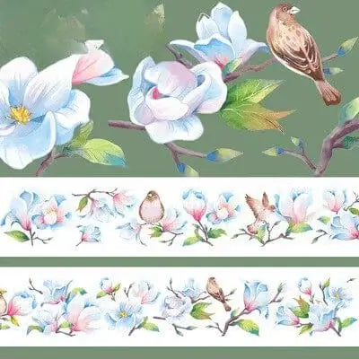 Antique Flower Decoration Design Washi Tape