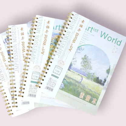 Van Gogh Art World Hard Shell Coil Sketchbook