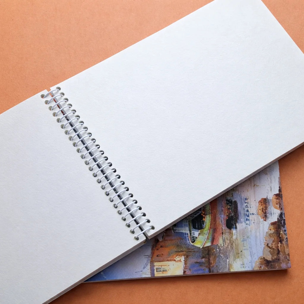 Artistic Painting Cover Spiral Sketch Pad