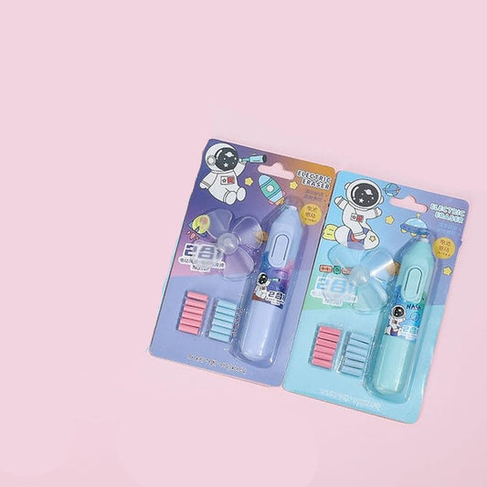 Astronaut Space Electric fan - Eraser Set