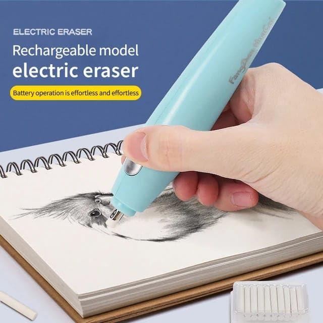 Astronaut Space Electric fan - Eraser Set
