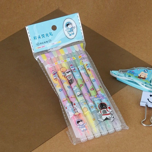 Astronaut Double Head Highlighter Set