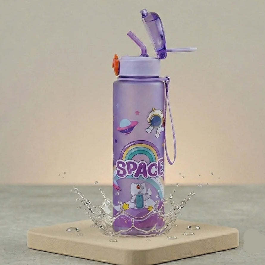 Astronaut Space Station Sipper Water Bottle