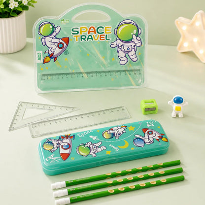 Astronaut Stationery Set Green