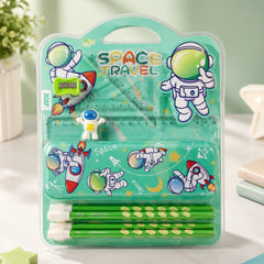 Astronaut Stationery Set Green