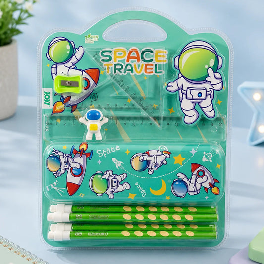 Astronaut Stationery Set Green