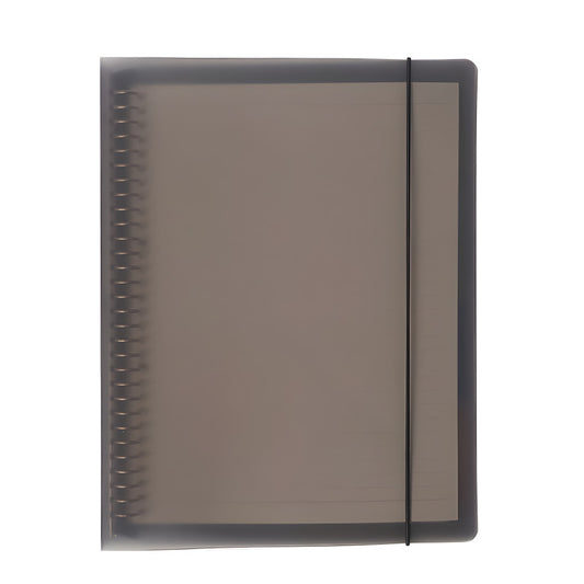 Transparent Plastic Ring Binders With Elastic Closure