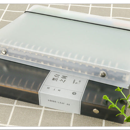 Transparent Plastic Ring Binders With Elastic Closure