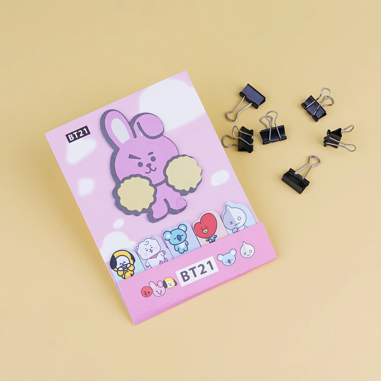 BTS BT21 Sticky Note Strips and Tabs – thepaperworm