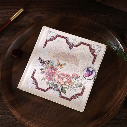 Rosses n Butterfly Square Designed Pages Planner Journal