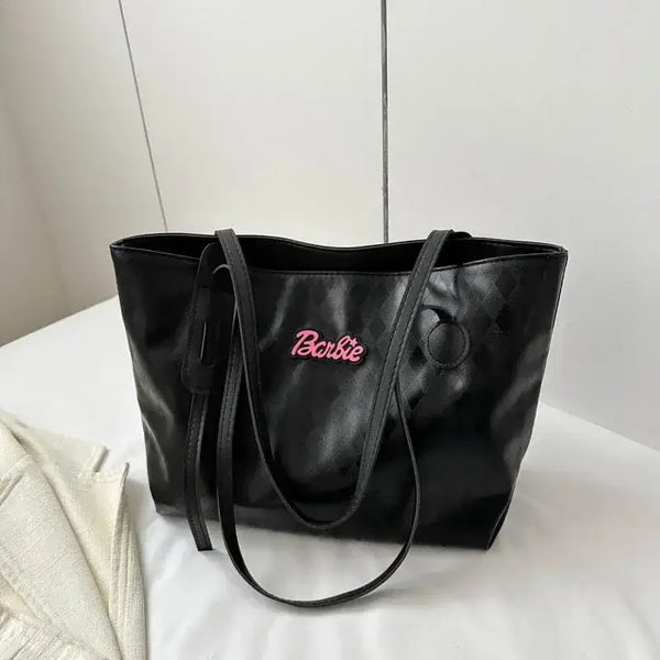 Barbie Pu Leather Shoulder And Tote Bag