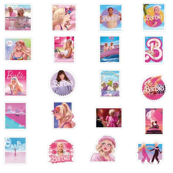 Barbie Series Live Action Graffiti Stickers Pack - Set of 50
