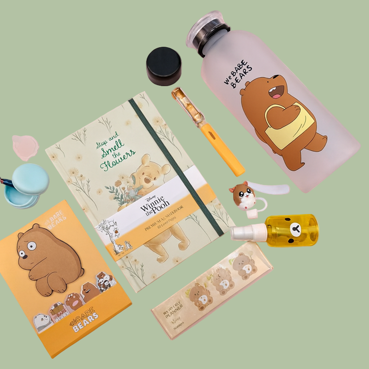 Bare Bear Grizzly Stationery Bundle