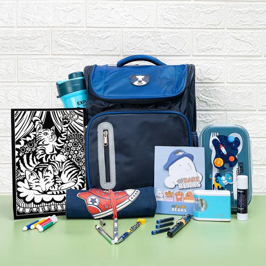 Bare Bear Stationery Gift Bundle with Lunch Box
