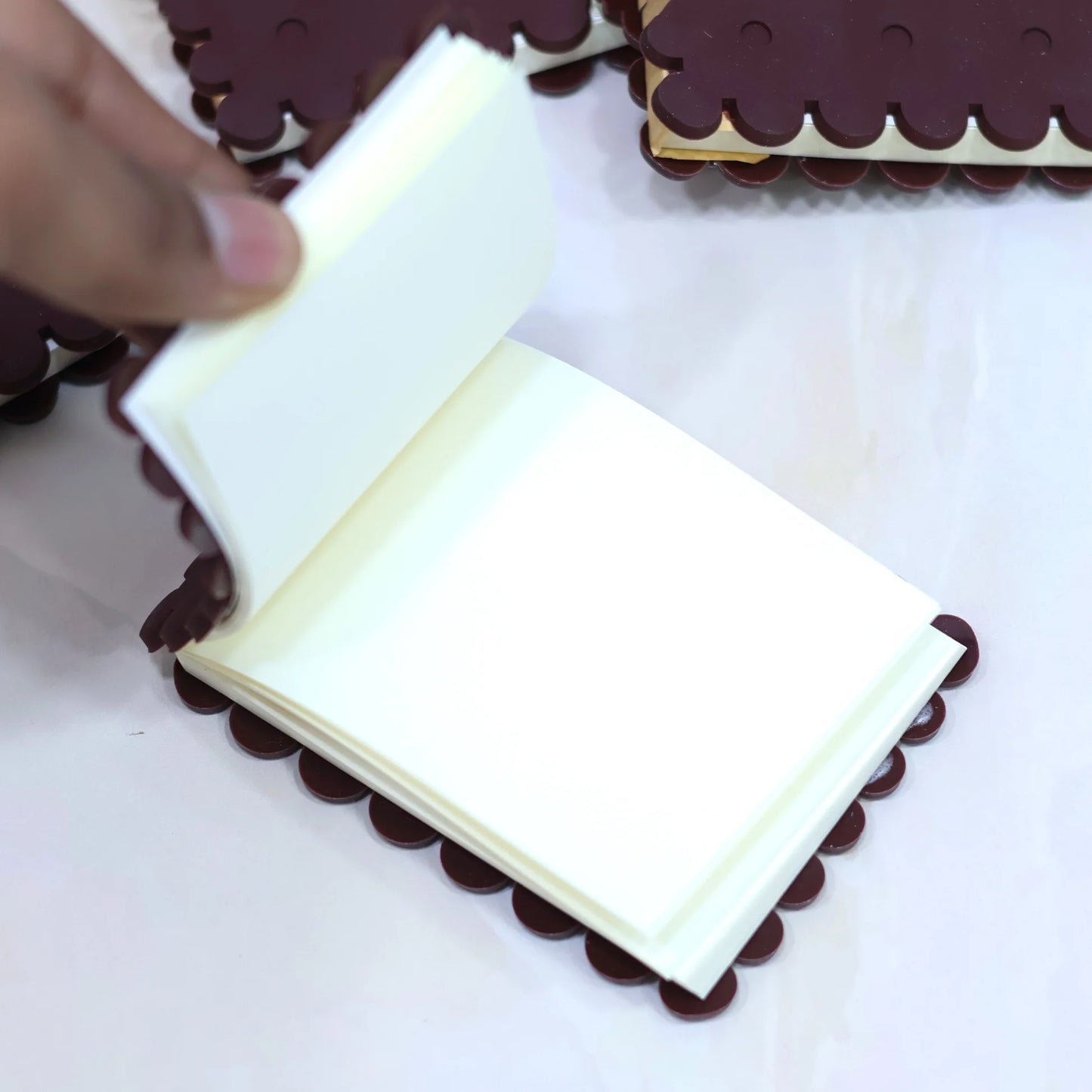 Biscuit Diary Notepad with Rich Chocolate Fragrance