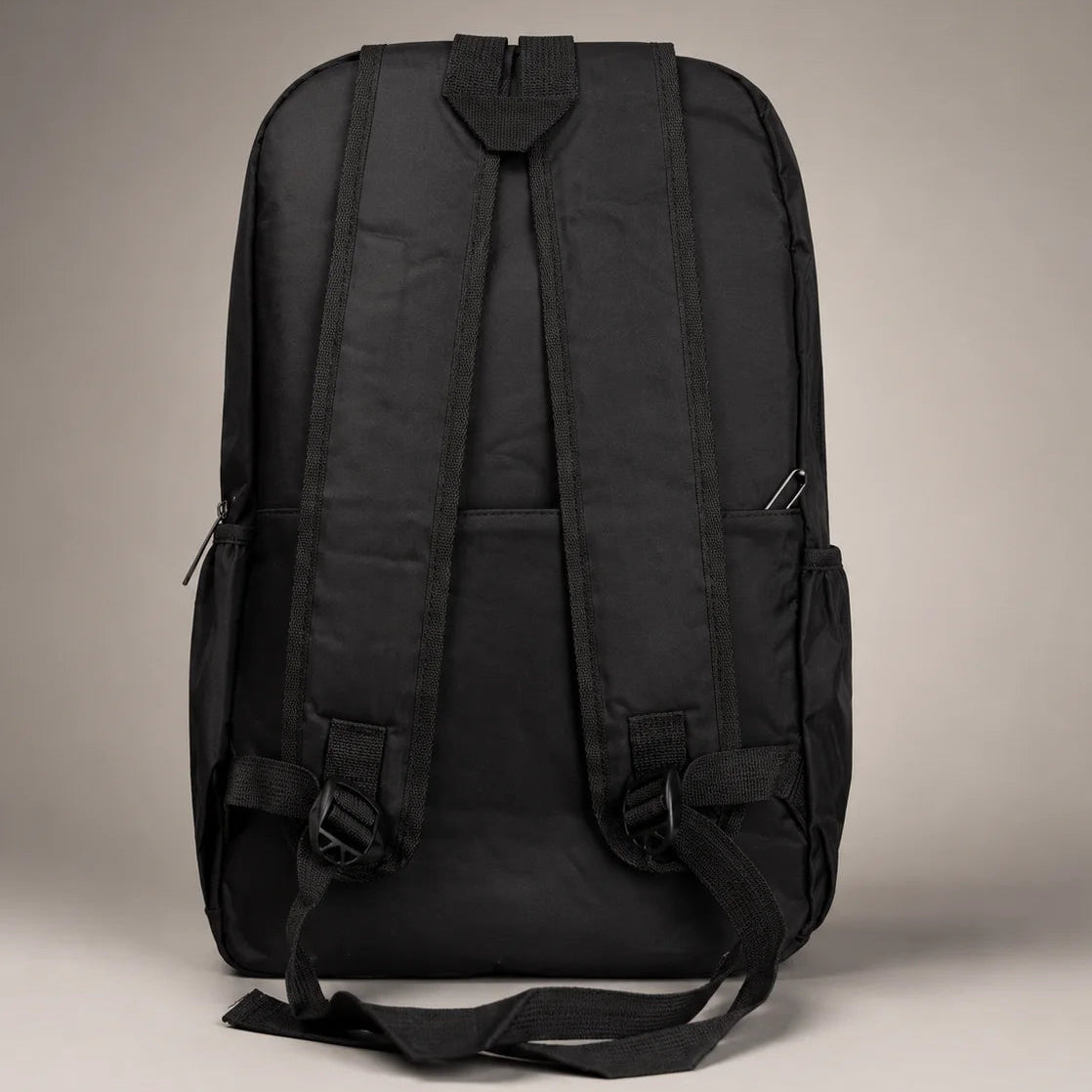 Black Luminous Logo Canvas Backpack Bag - Boy