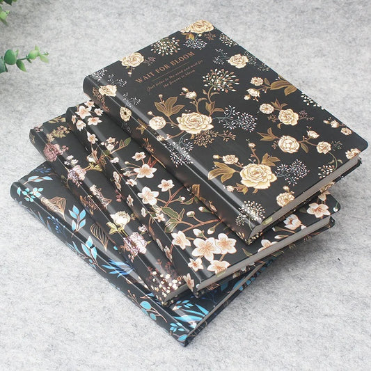Blooming Flower Cover Gift Pages Journal